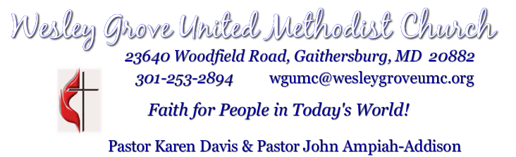 Wesley Grove United Methodist Church - Welcome